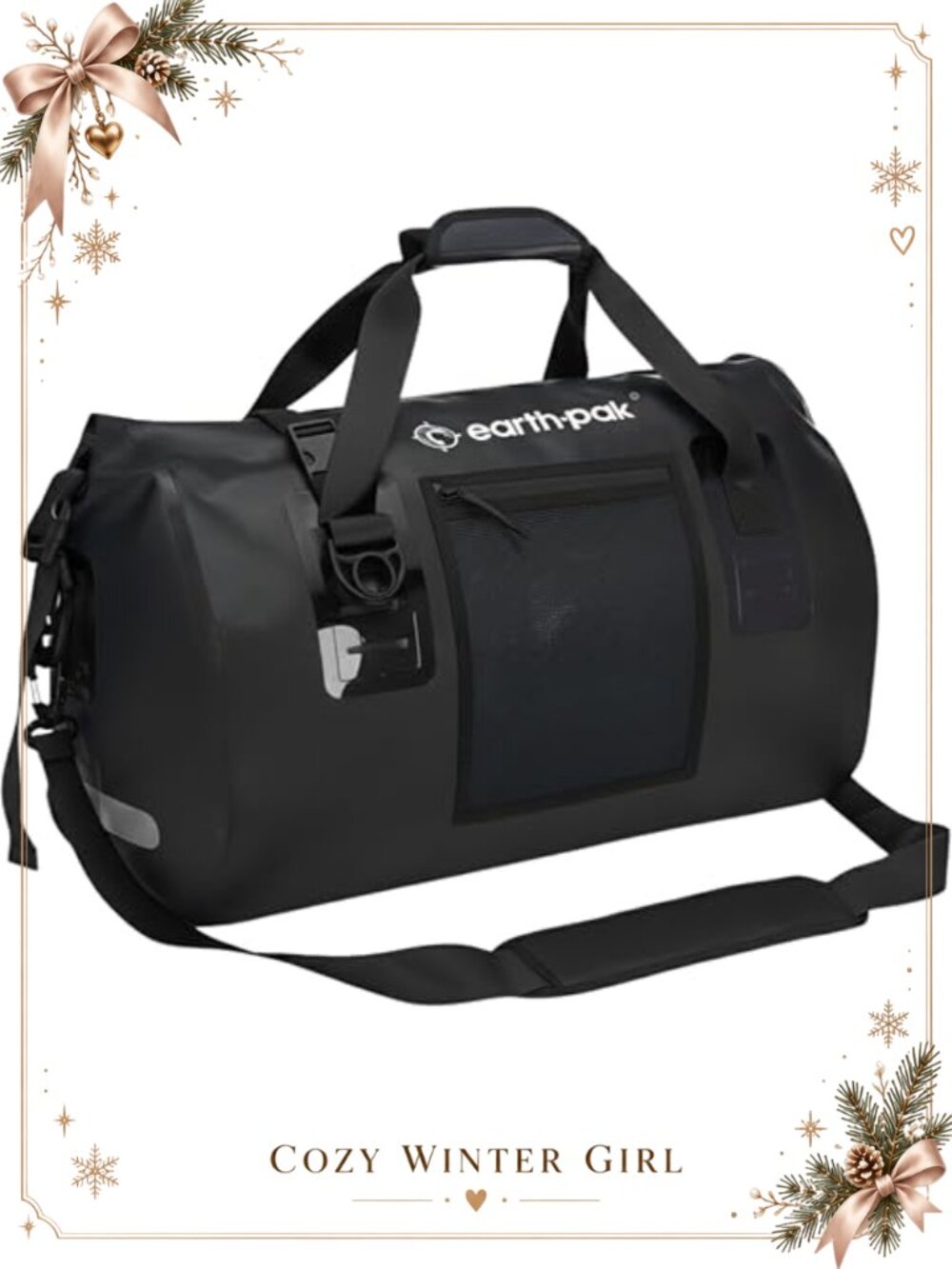 Waterproof Duffel Bag 500D PVC Dry Bag Roll-Top Motorcycle Kayaking 50L